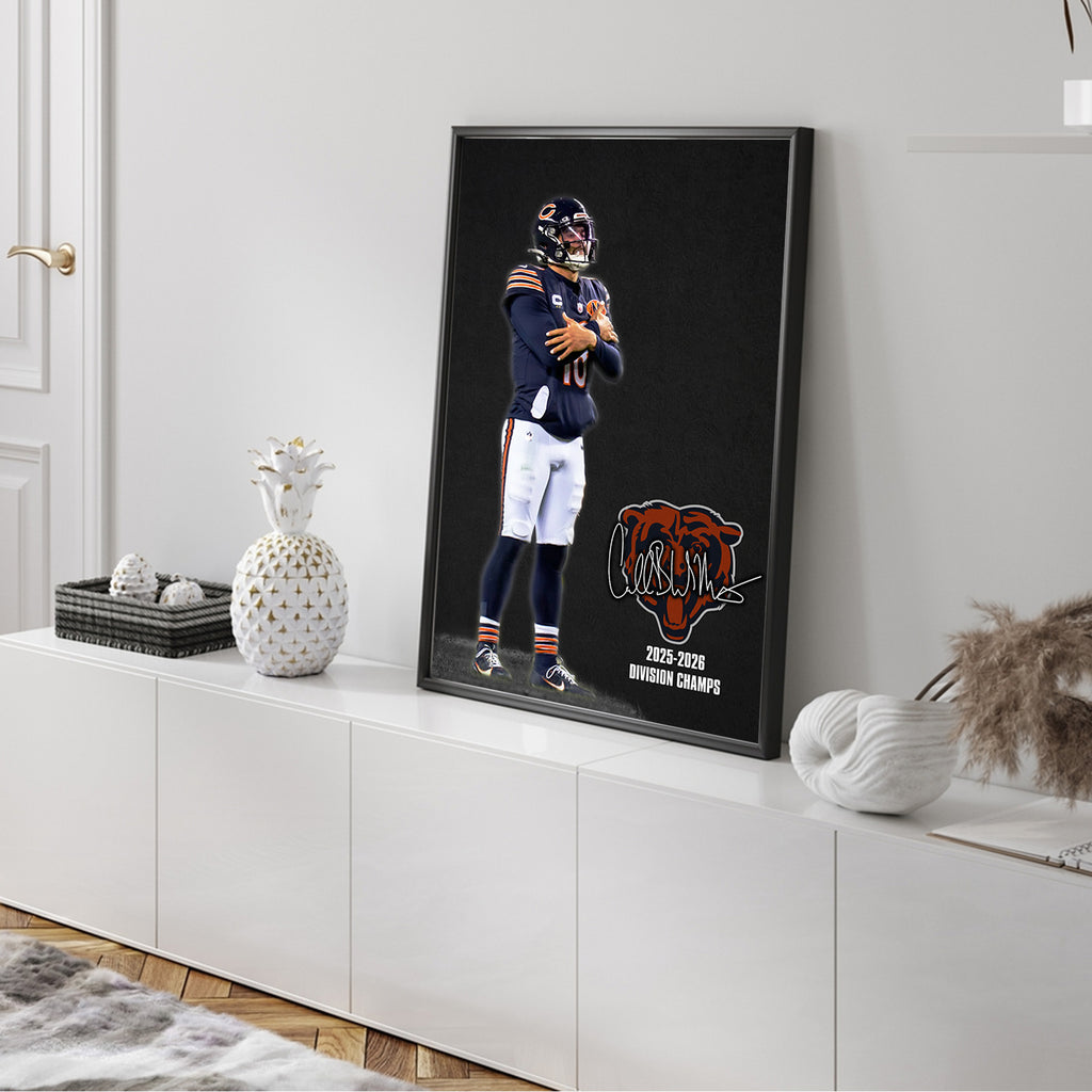 Caleb Williams Statement Wall Poster | High Resolution Sports Wall Art Print