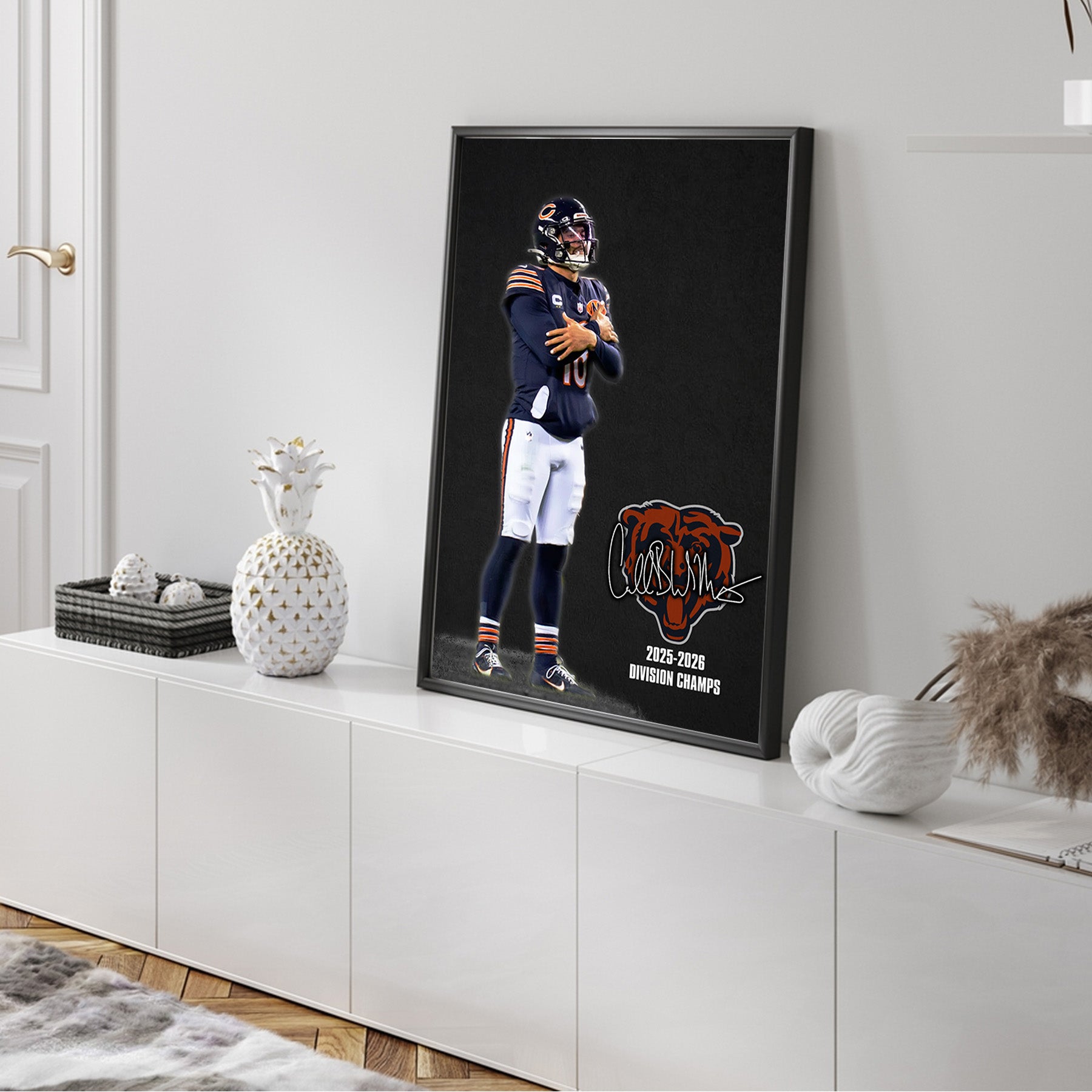 Caleb Williams Statement Wall Poster | High Resolution Sports Wall Art Print