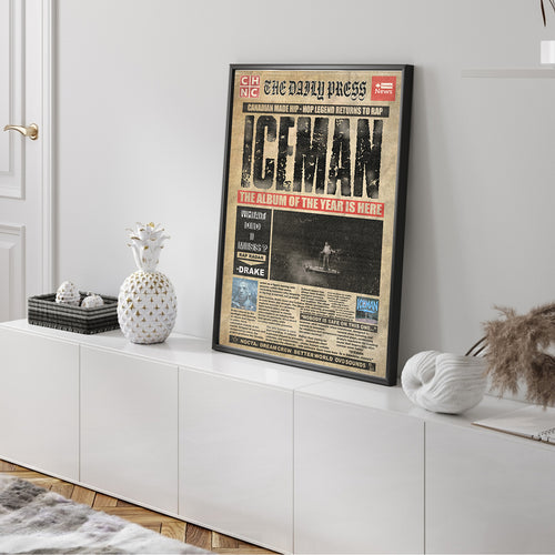 Drake | Iceman News Style Poster