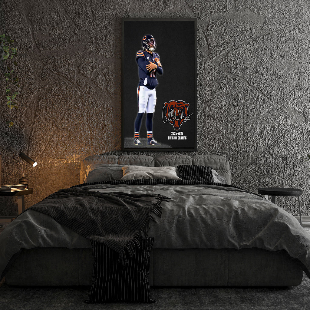 Caleb Williams Statement Wall Poster | High Resolution Sports Wall Art Print